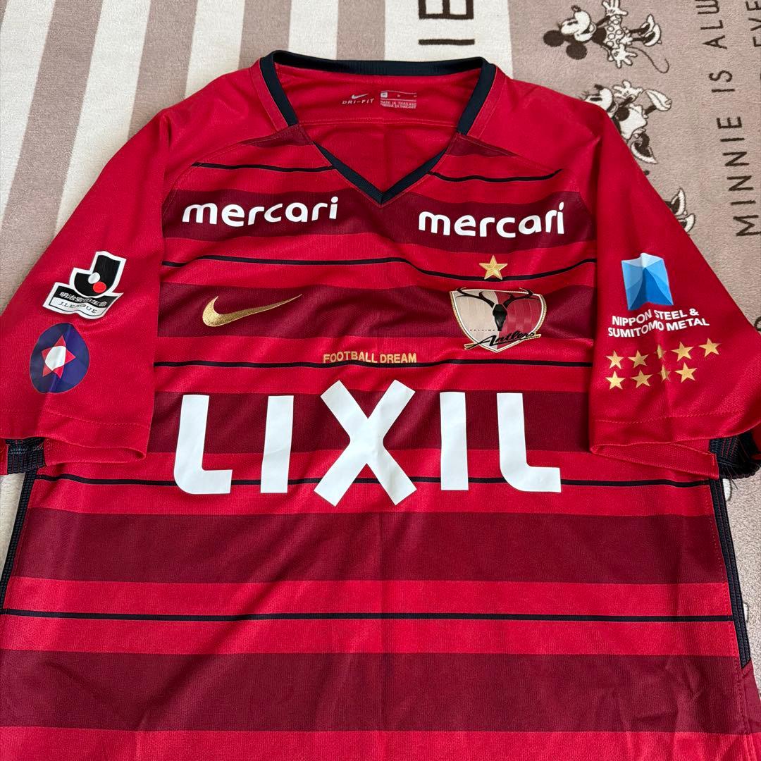 Nike 赤 ストライプ サッカー ユニフォーム