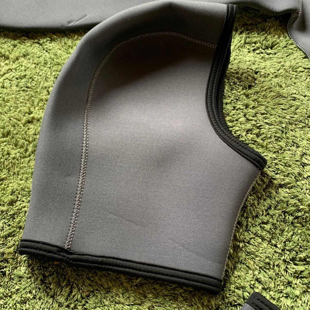 P PorteX ウェットスーツ グレー フード・ブーツ付き Lサイズ
