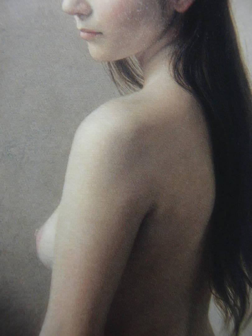 塩谷 亮、髪、厳選、希少画集・額装画、新品高級額 額装付、状態良好