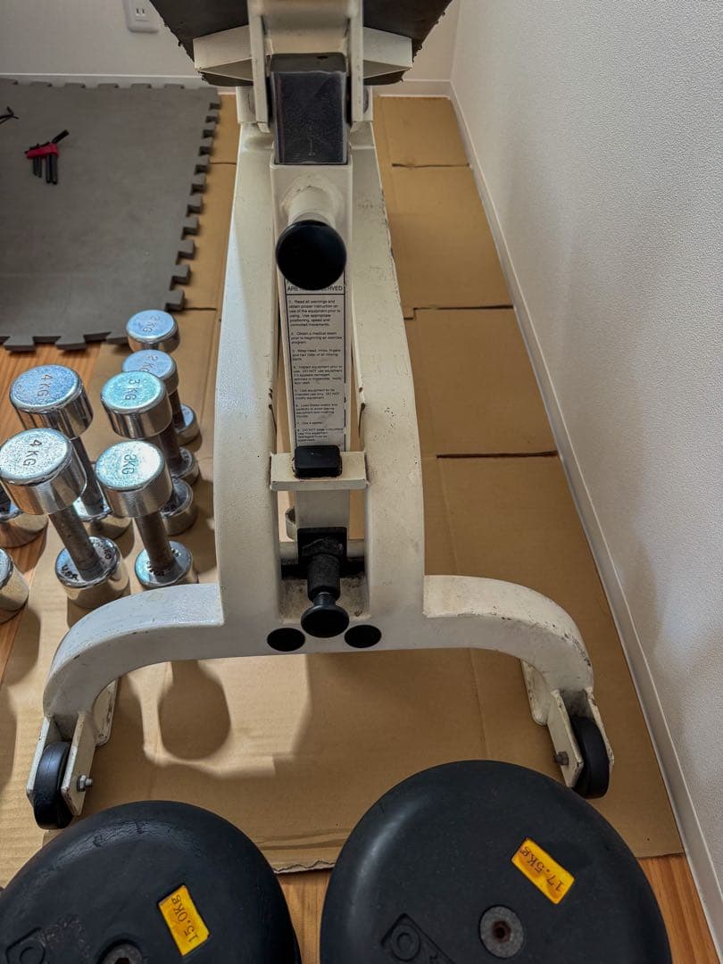 Cybex ベンチプレス台　IVANKO ダンベル セット
