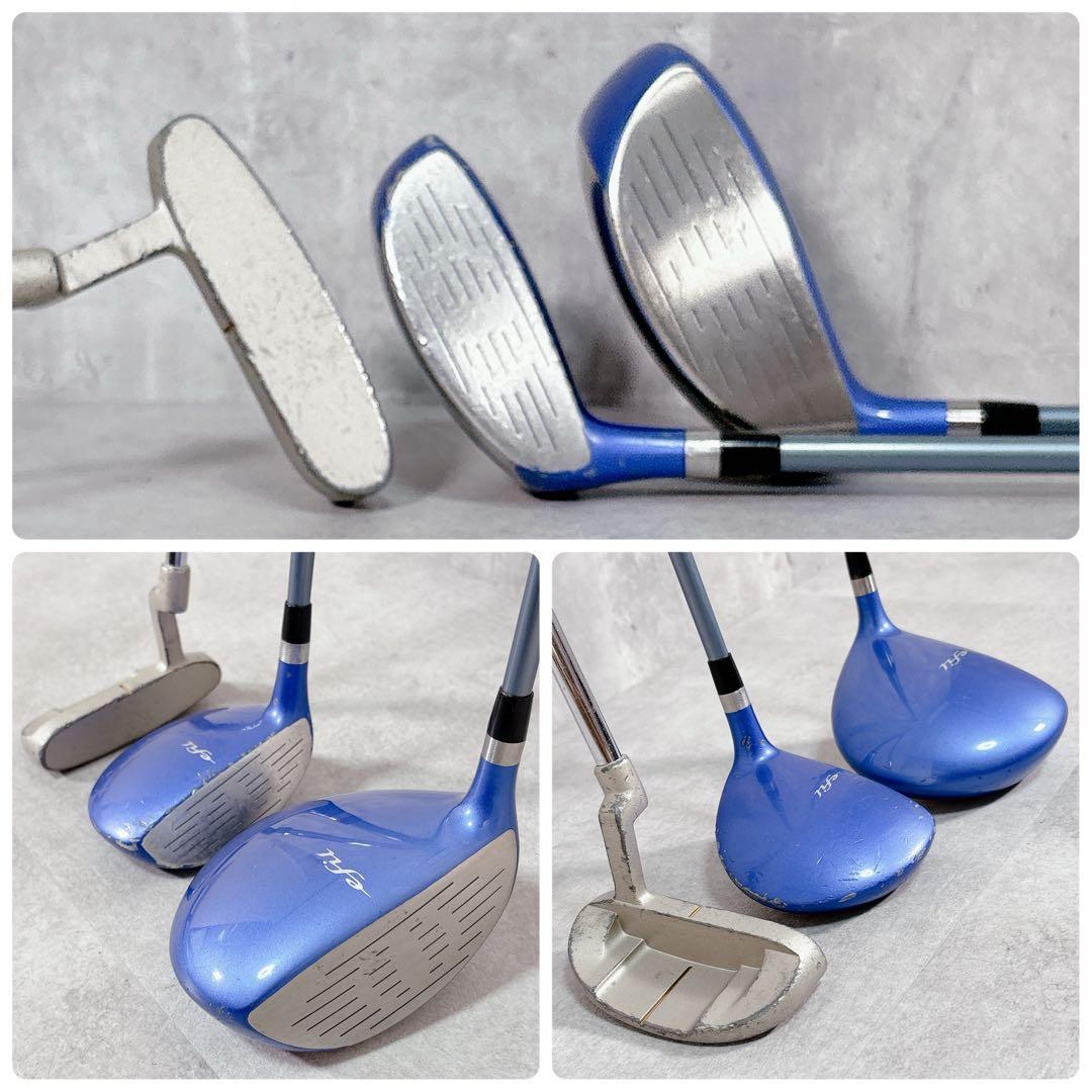 T147 ミズノ efil ゴルフクラブ レディース セット 8点 adidas