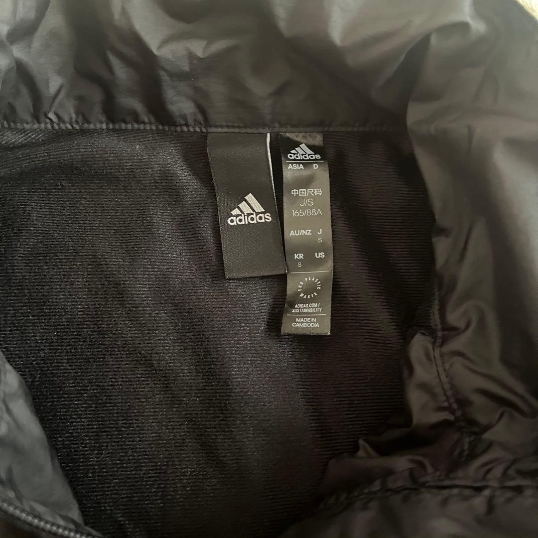 adidas ウインドブレーカー　上下セット　165 ブラック　アディダス