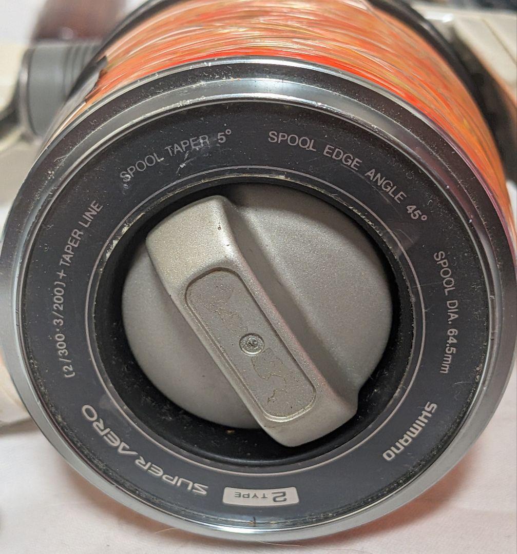 シマノスーパーエアロ7000投げ釣り専用リールまとめて2台