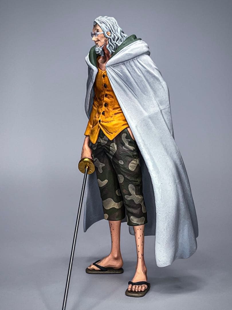 ち*ち様 リペイント ワンピース 冥王 レイリー フィギュア king of a
