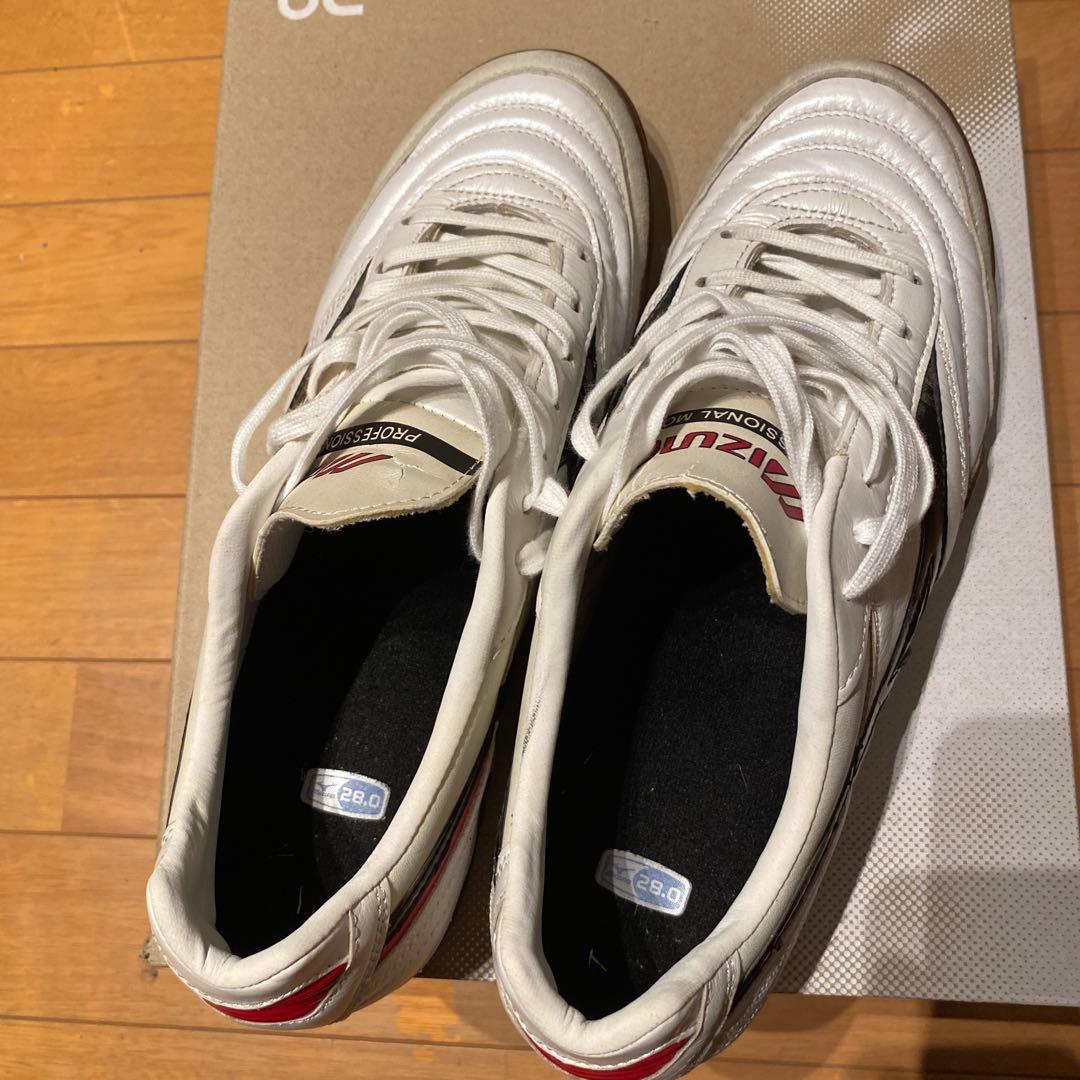 MIZUNO モレリア 28.0cm ホワイト/ブラック/レッド