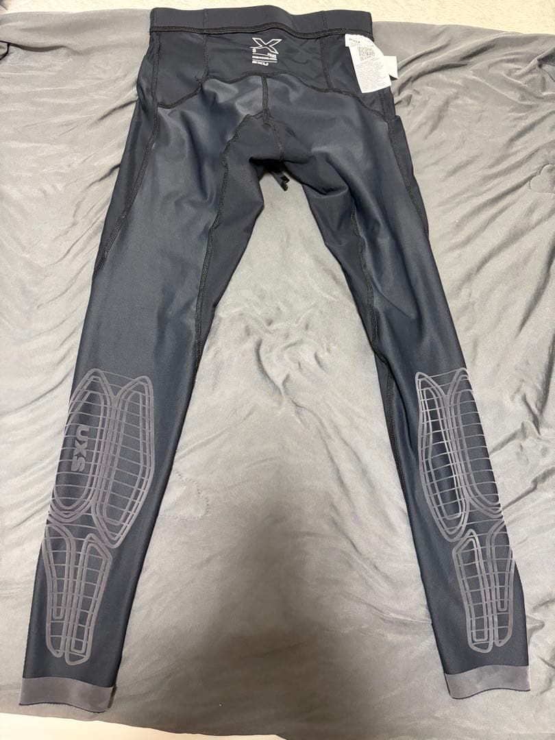 2xu MCSランコンプレッションタイツSサイズ MA5305B BLK/BRF