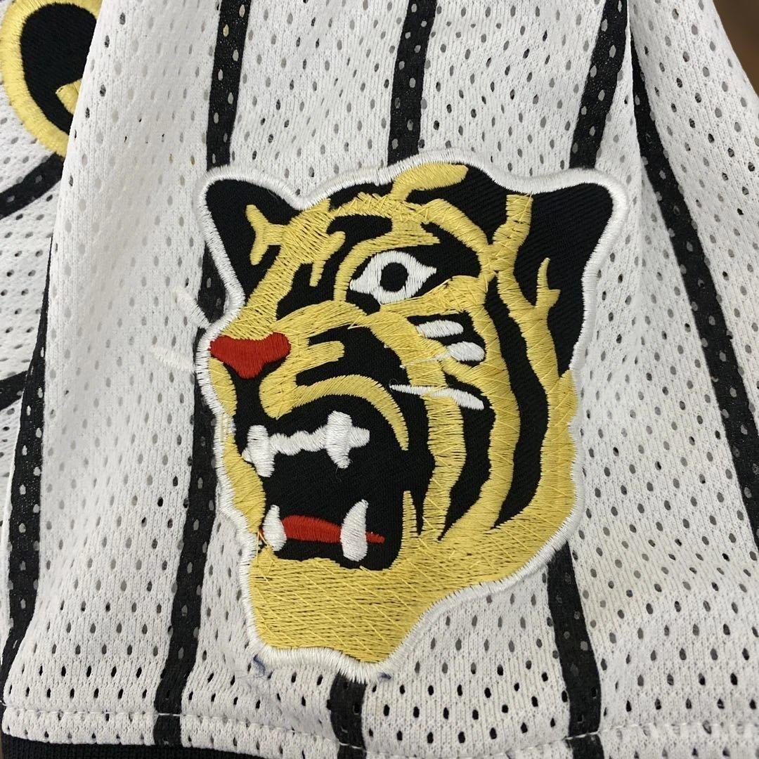 美品 阪神タイガース復刻ユニフォーム　シャープ産業 背番号なし無地L 90年