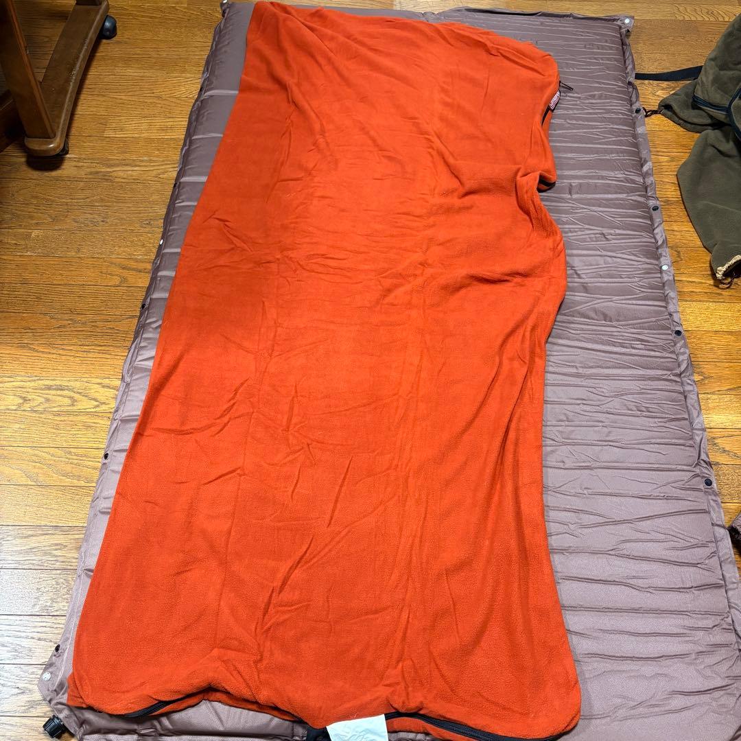 DODの2人用マット　寝袋3つセット