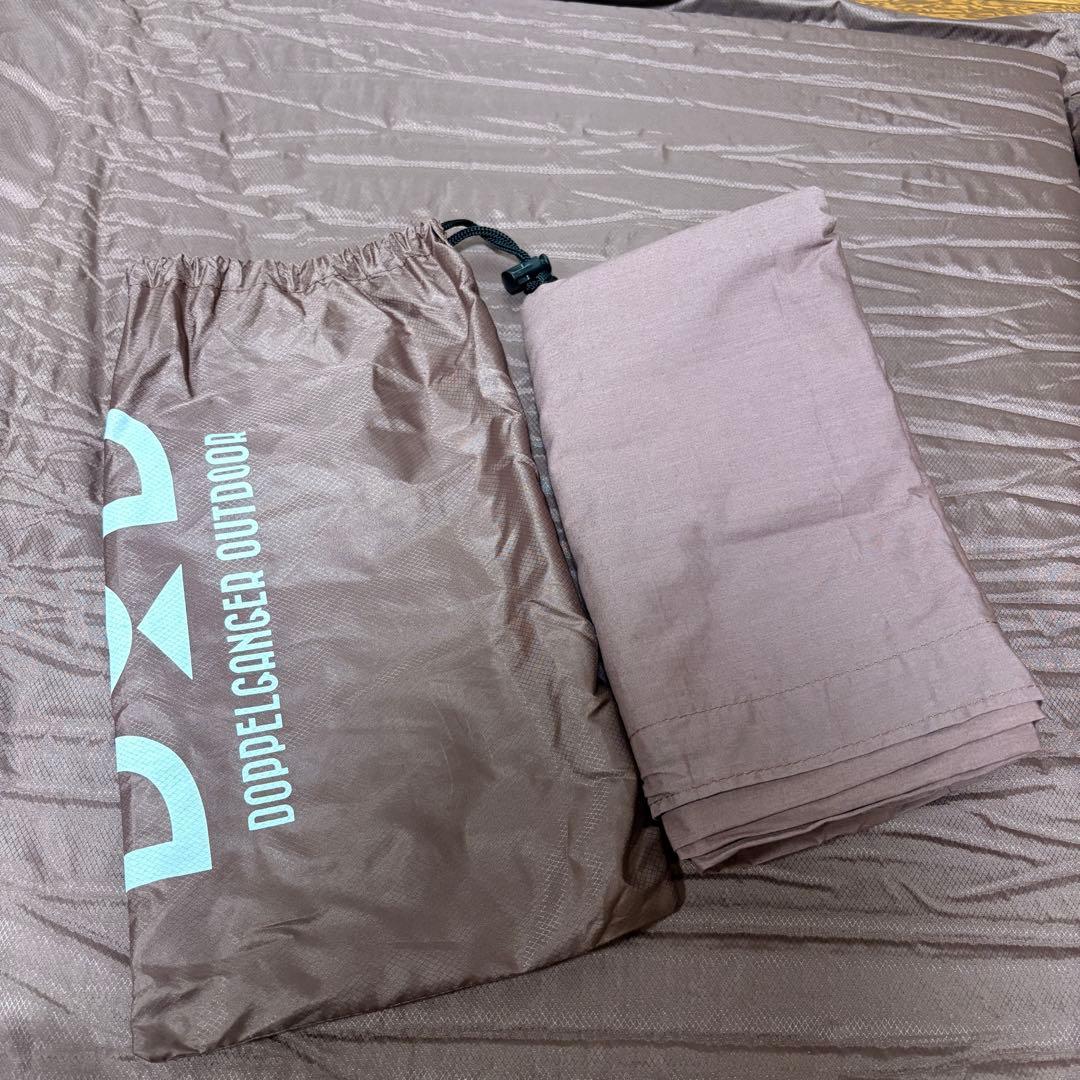 DODの2人用マット　寝袋3つセット