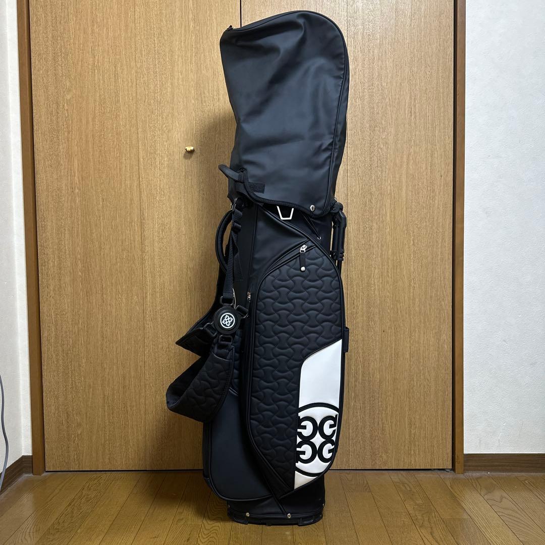 【美品】G FORE キャディバック／BLACK×SUKLL