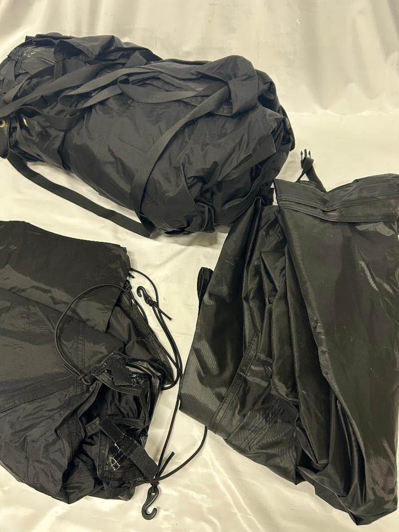 M-④【訳ありUSED】G-tent-M ドームテント 黒 4-6人用