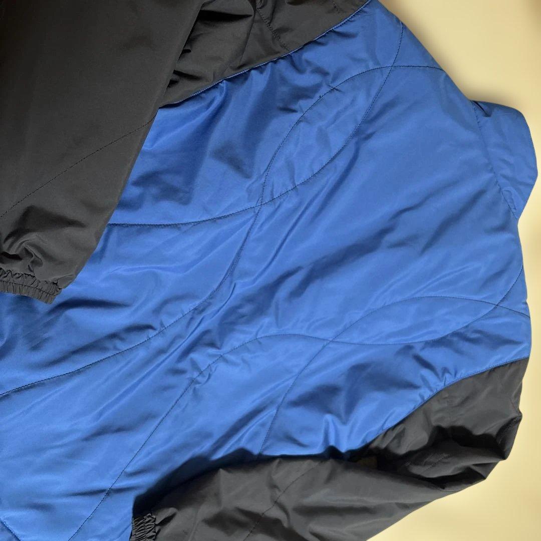 LANVIN SPORT ゴルフ メンズ中綿 ジャケット ブルー ✖︎ネイビー