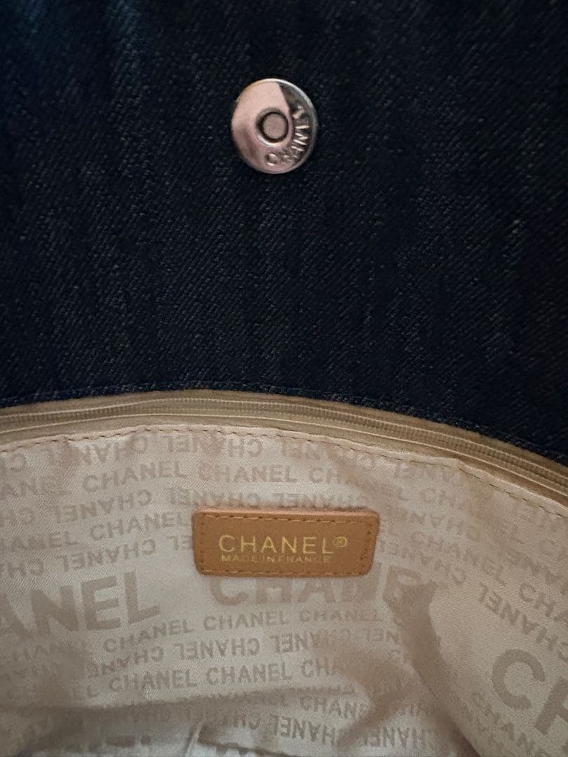 CHANEL★デニム　特大　トートバッグ　マザーズバッグ★ノベルティ