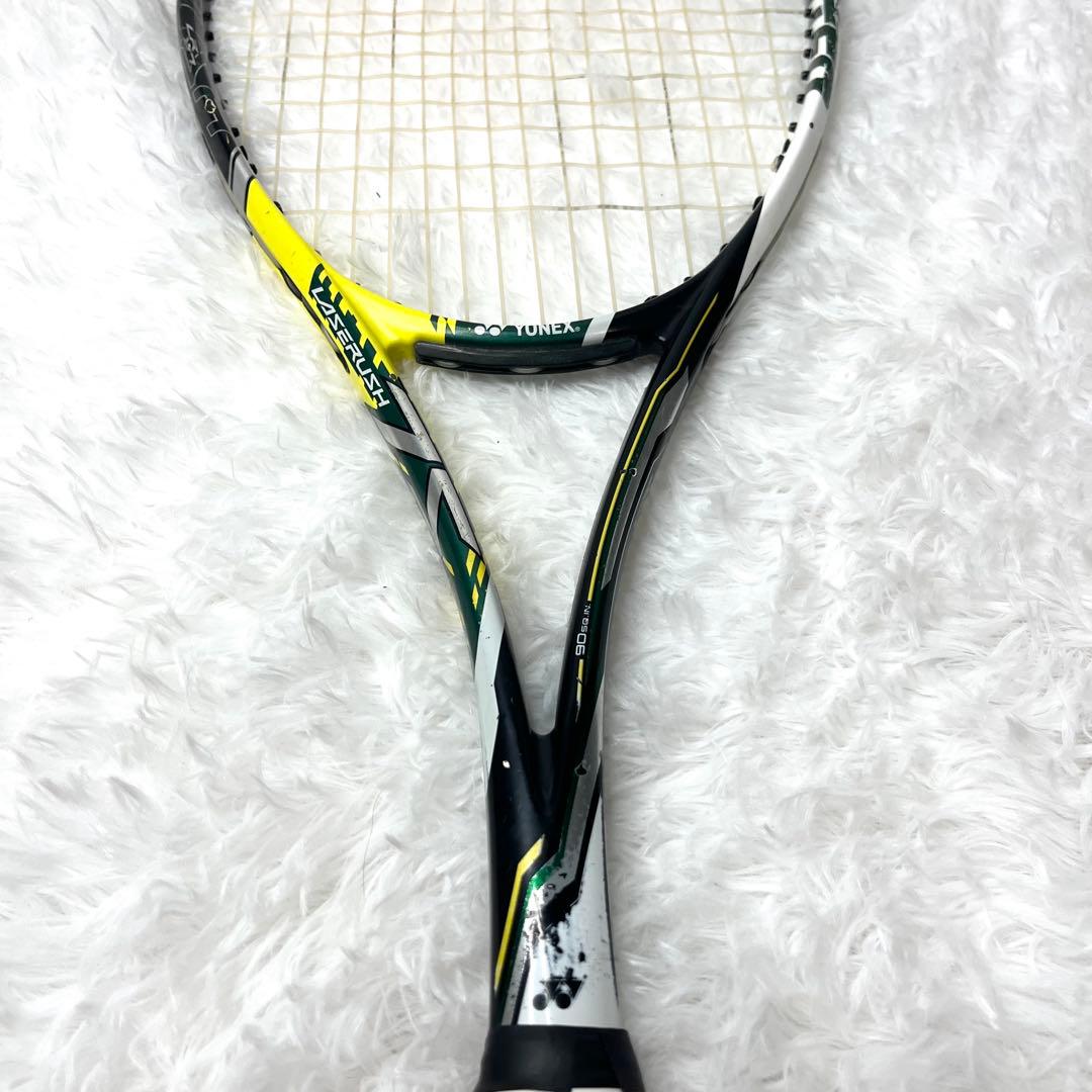【良品】 ヨネックス レーザーラッシュ リミテッド 7S UL1 ソフトテニス