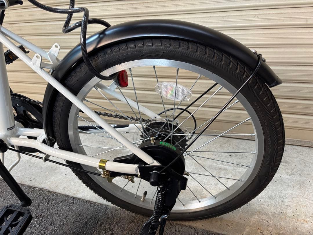 折りたたみ自転車 ホワイト　20インチ