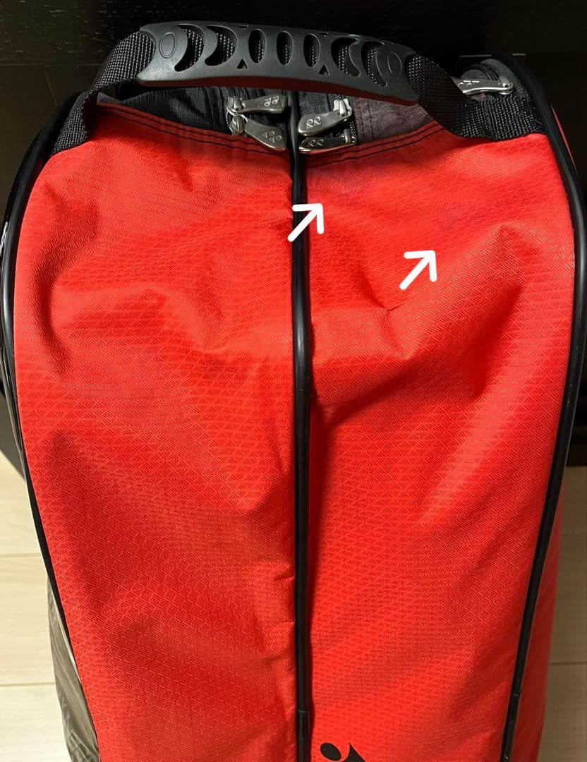 YONEX バドミントンラケットバッグ ブラック/レッド