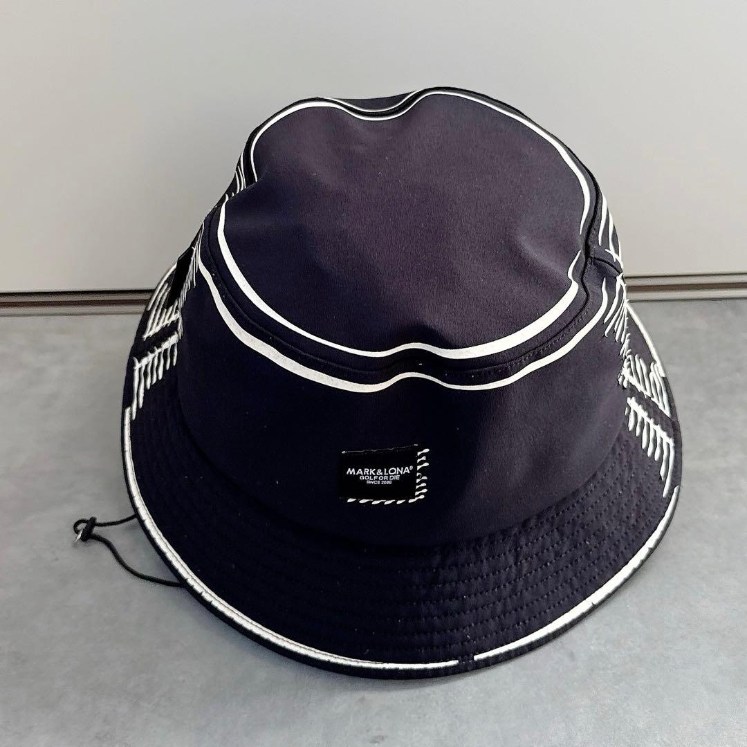 美品 ★ 完売モデル MARK&LONA バゲットハット 帽子 マーク&ロナ 黒