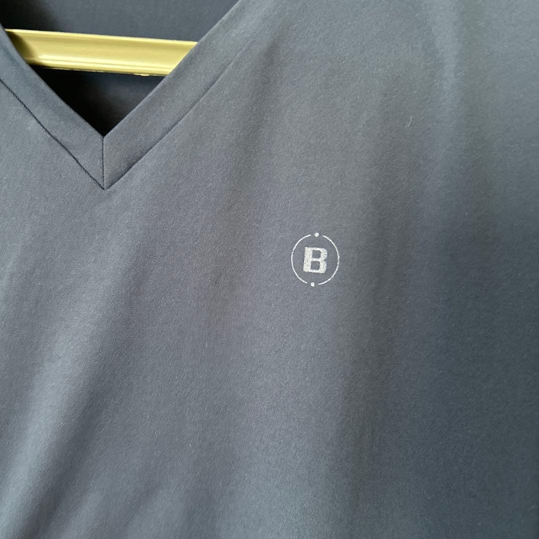 BRIEFING ブリーフィング：長袖インナーTシャツ ロゴプリント