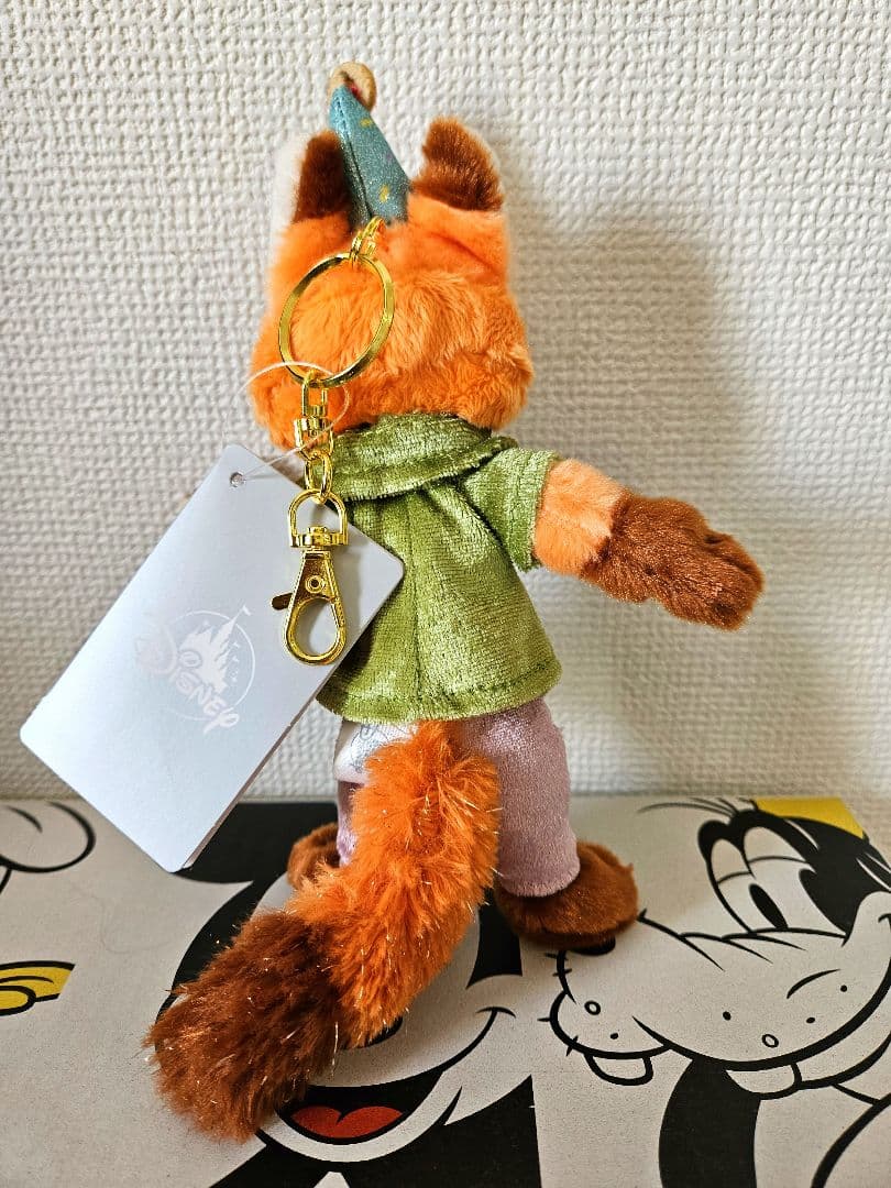 ズートピア10TH ニック ジュディ ぬいぐるみキーホルダー キーチェーン