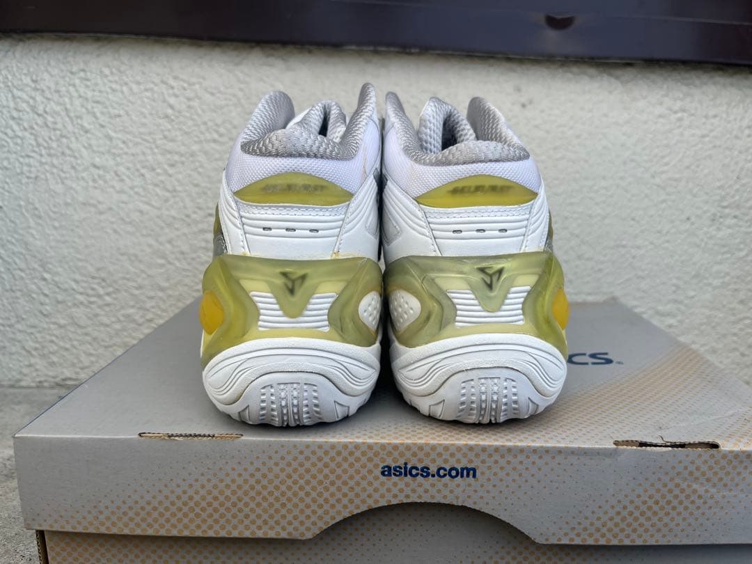 【新品未使用】 ASICS GELBURST 2 ホワイト/シルバー 30cm