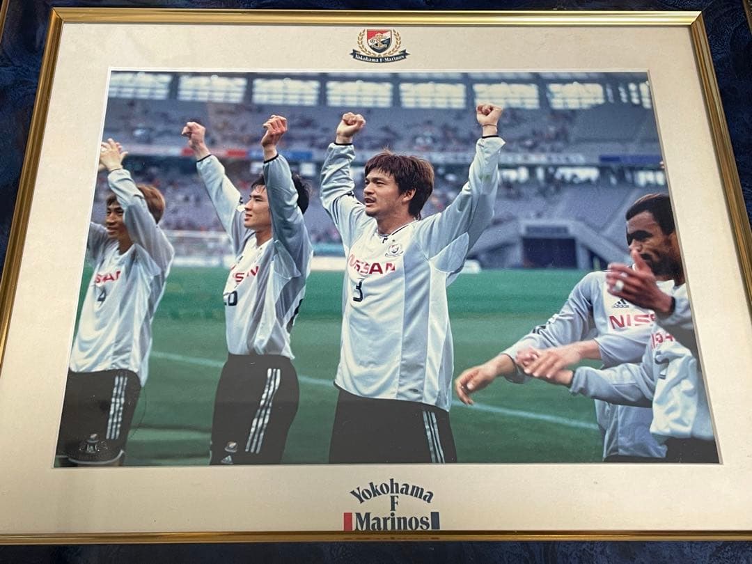 松田直樹 直筆サイン入り jリーグ 200試合出場記念 フォトフレーム