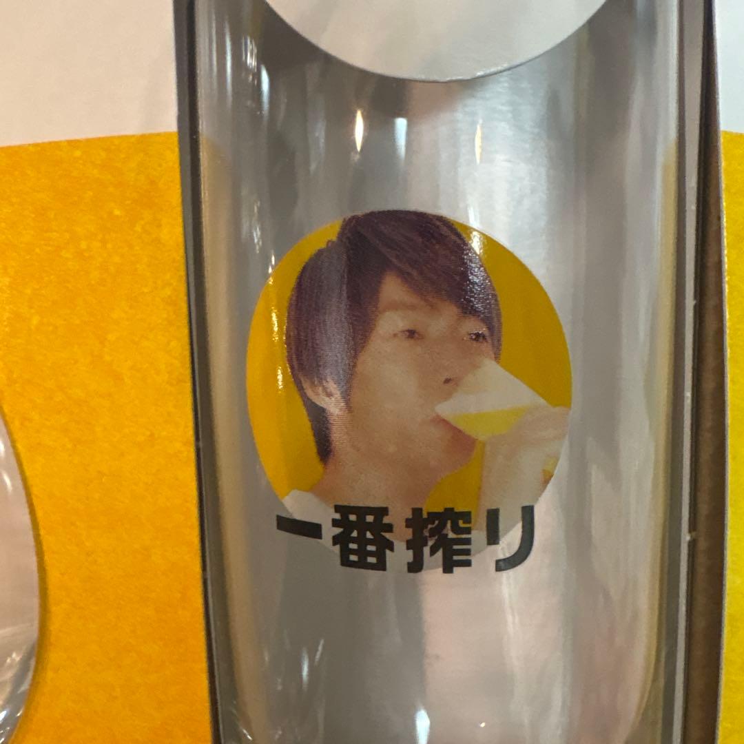 【新品未使用品】嵐　一番搾りオリジナル嵐グラス　嵐非売品　嵐グッズ　ARASHI