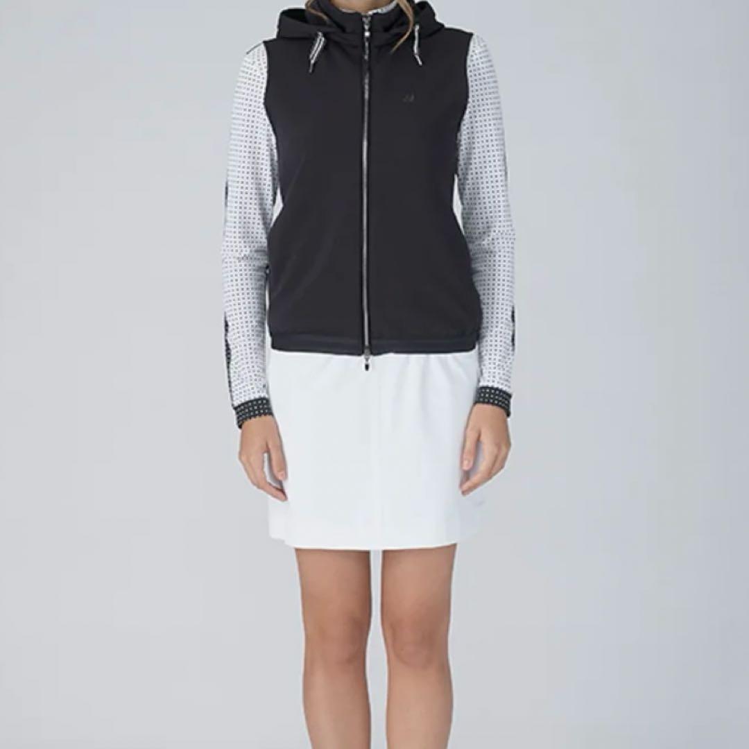 LANVIN SPORTフード取り外し可能フルオープンベスト サイズ38