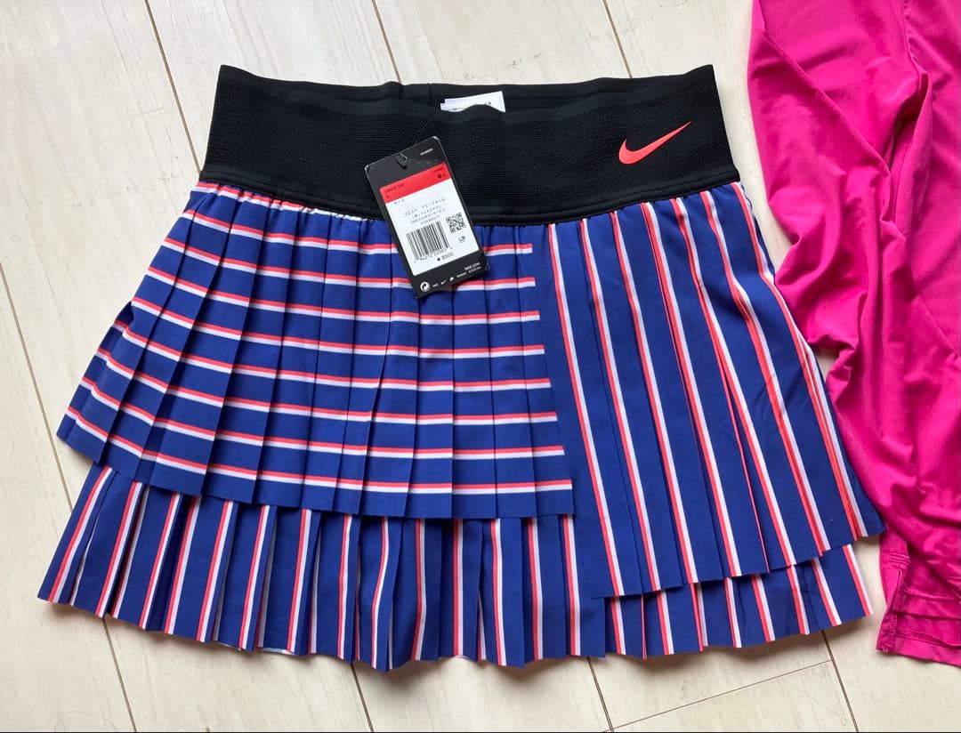 NIKEナイキ＊ビクトリースコートブライトピンクのロングスリーブシャツ上下セット