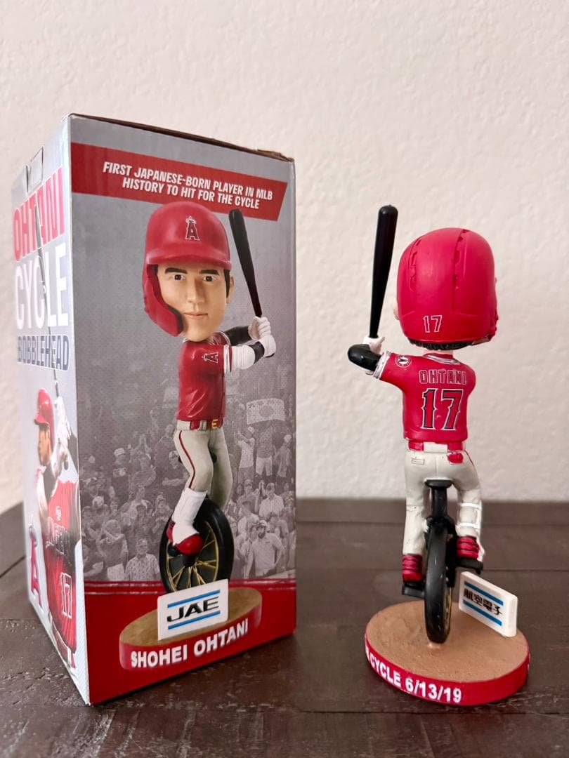 【非売品・限定品】LA Angels 大谷翔平 サイクルヒット記念 ボブルヘッド
