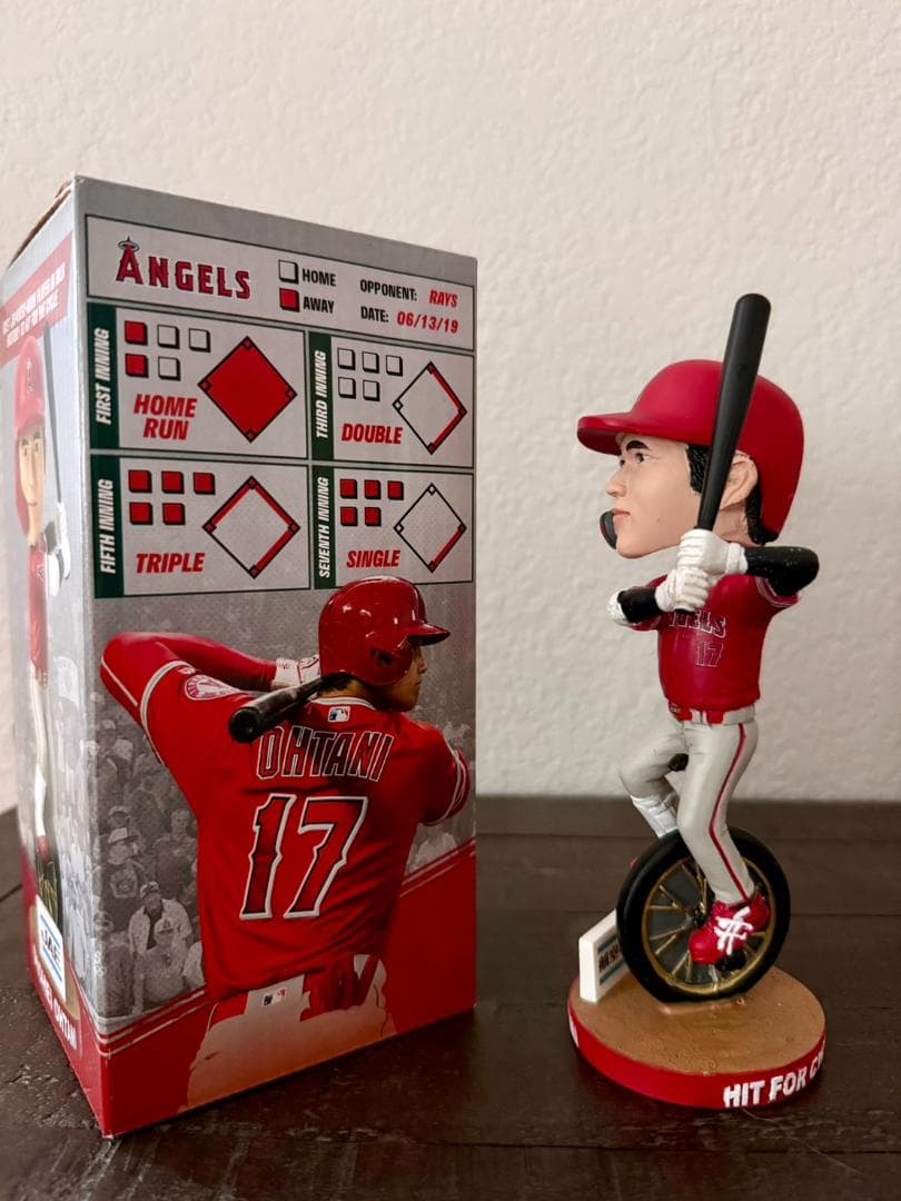 【非売品・限定品】LA Angels 大谷翔平 サイクルヒット記念 ボブルヘッド