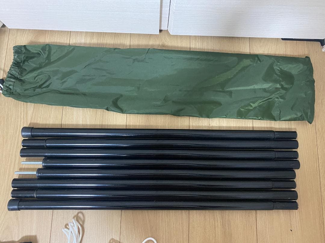 【美品 使用3回】DOD いつかのタープ（ビッグタープポールおまけ）