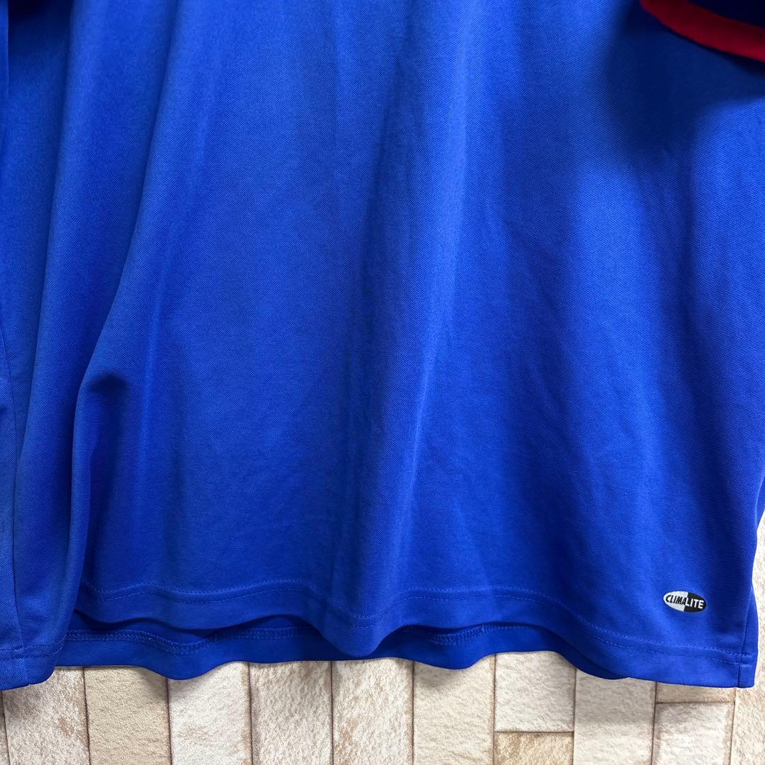 adidas フランス代表 サッカーシャツ 青　0305o389