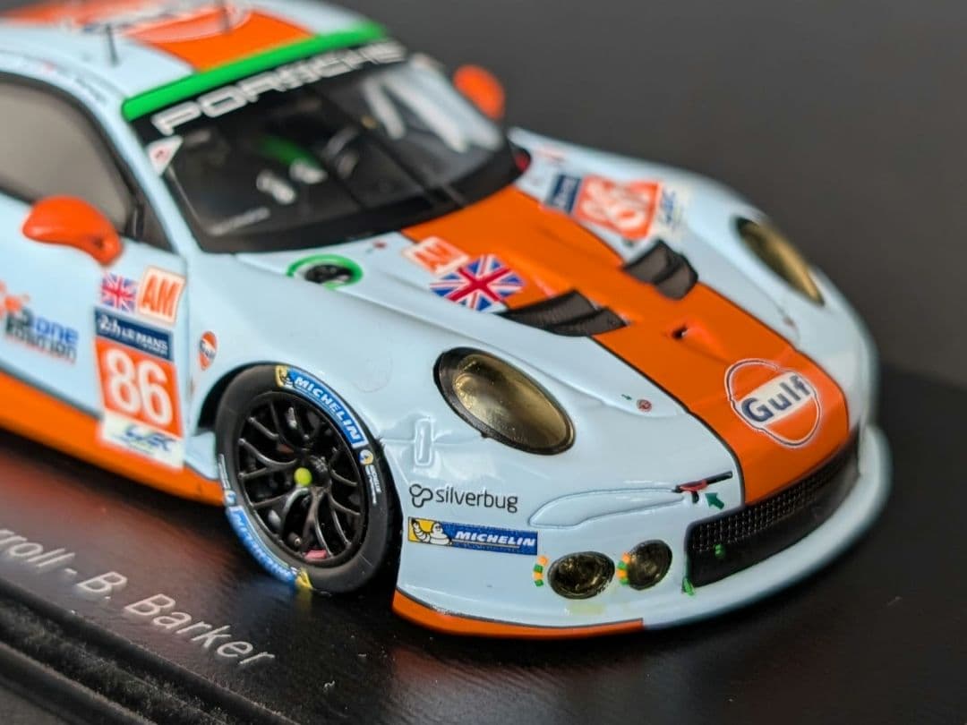 スパーク 1/43 ポルシェ 911 RSR Gulf Racing 2016