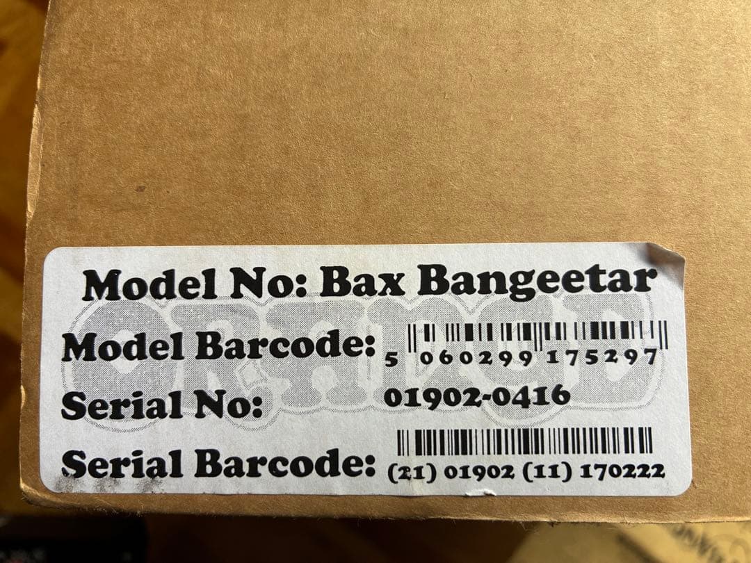 BAX BANGEETAR ギタープリアンプ