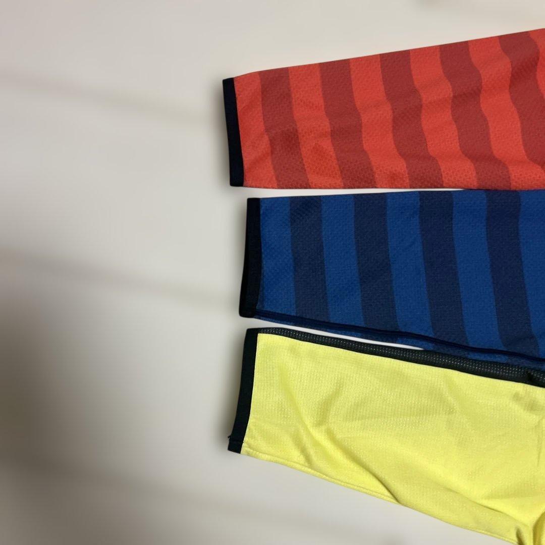 3枚セットcanterbury ストライプ 長袖 ウォームアップウェア　XL
