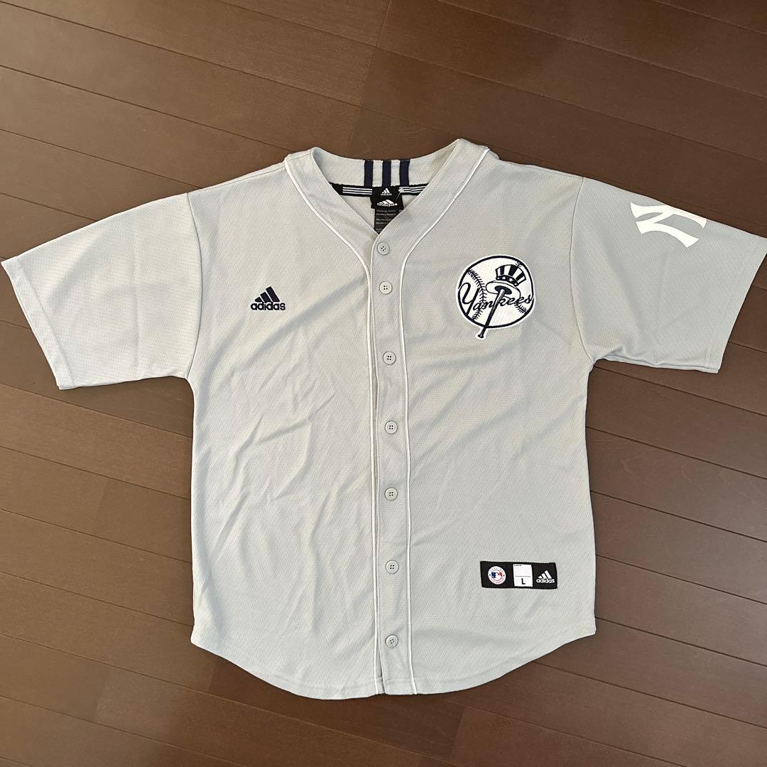 adidas ベースボールシャツ ユニフォーム ヤンキース
