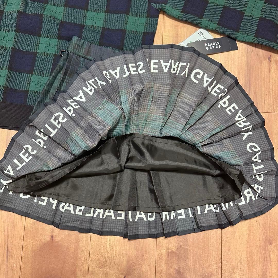 ポリエステルニット　プリーツスカート　春夏商品　ボウタイ　首リボン　セットアップ