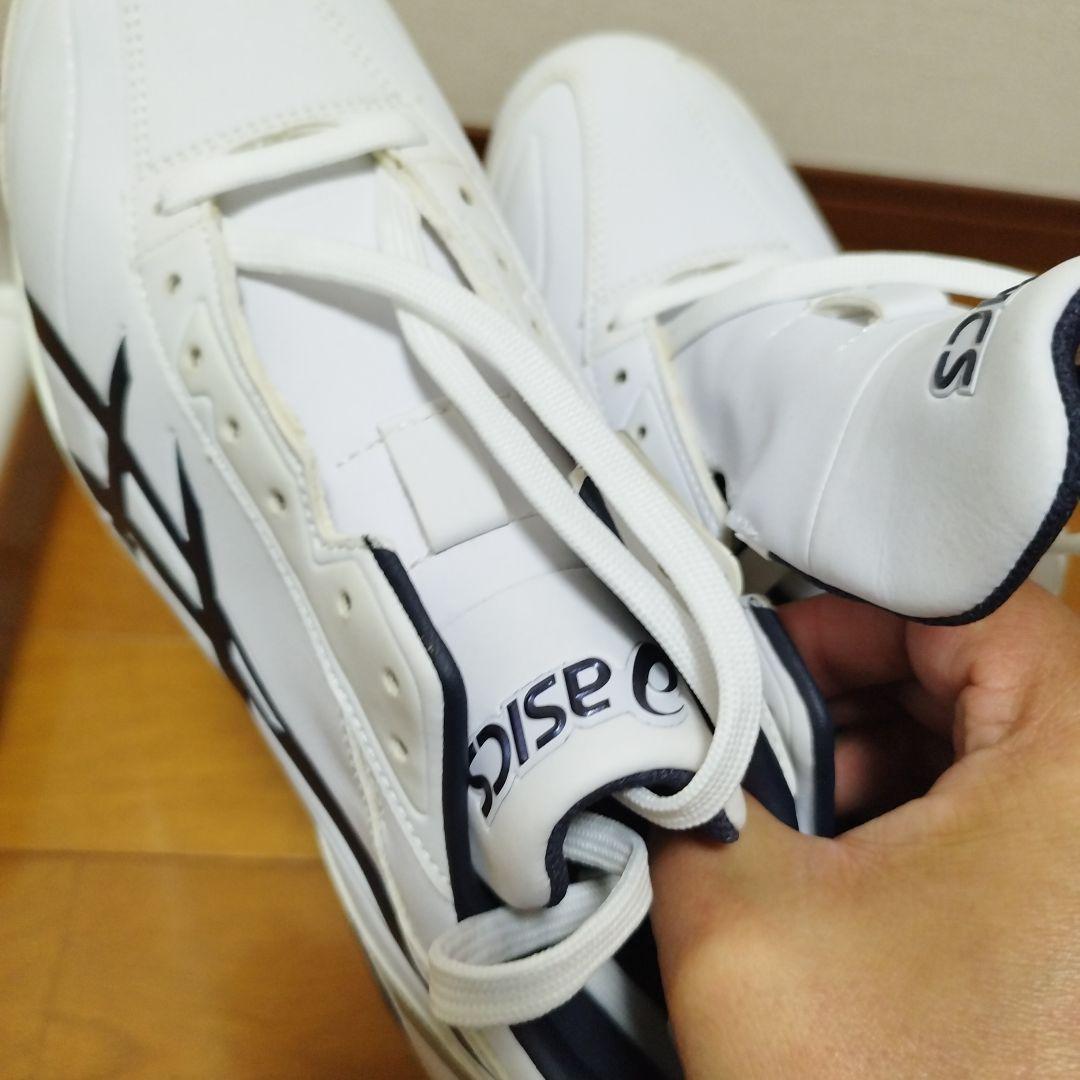 新品未使用 27cm asics PRESPEED LT2 白×紺 スパイク
