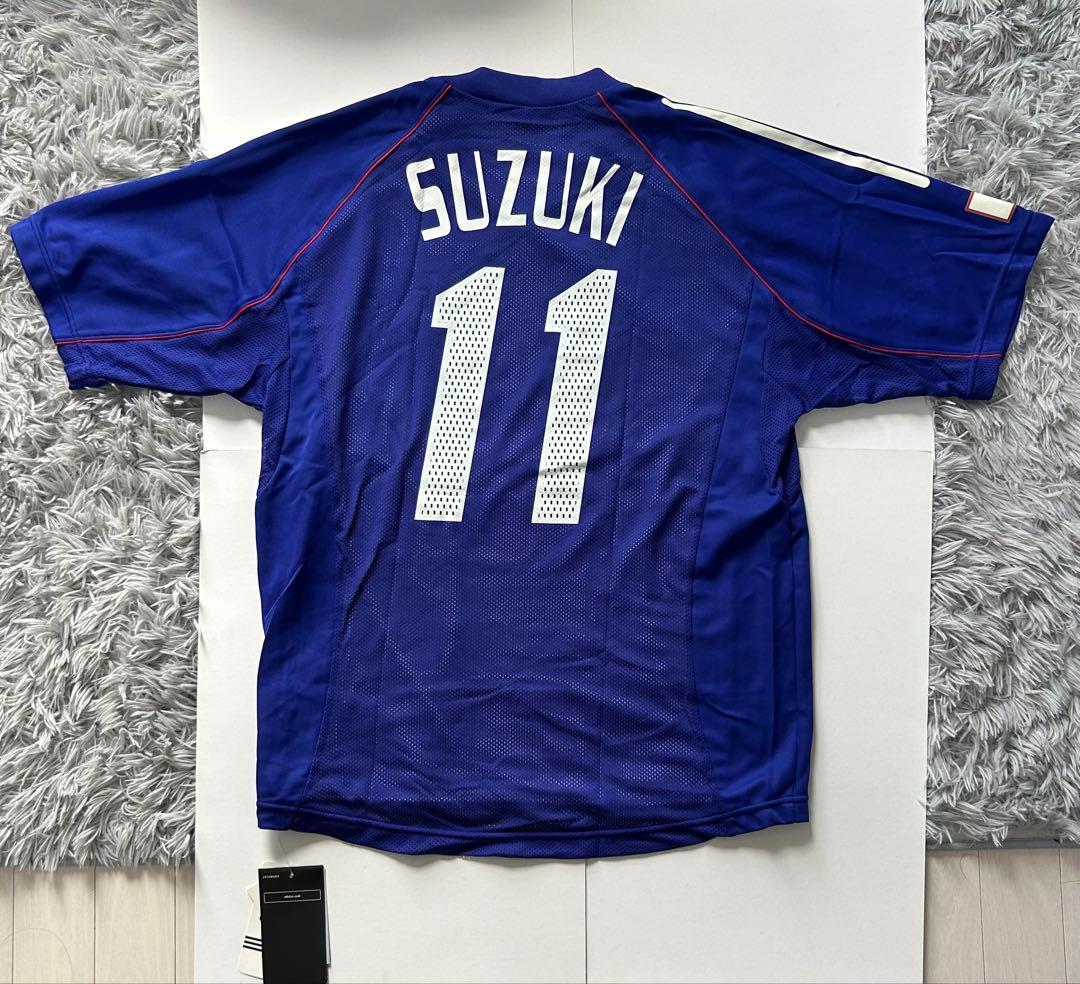 【タグ付き】2002　オーセンティックユニフォーム サッカー日本代表　鈴木隆行