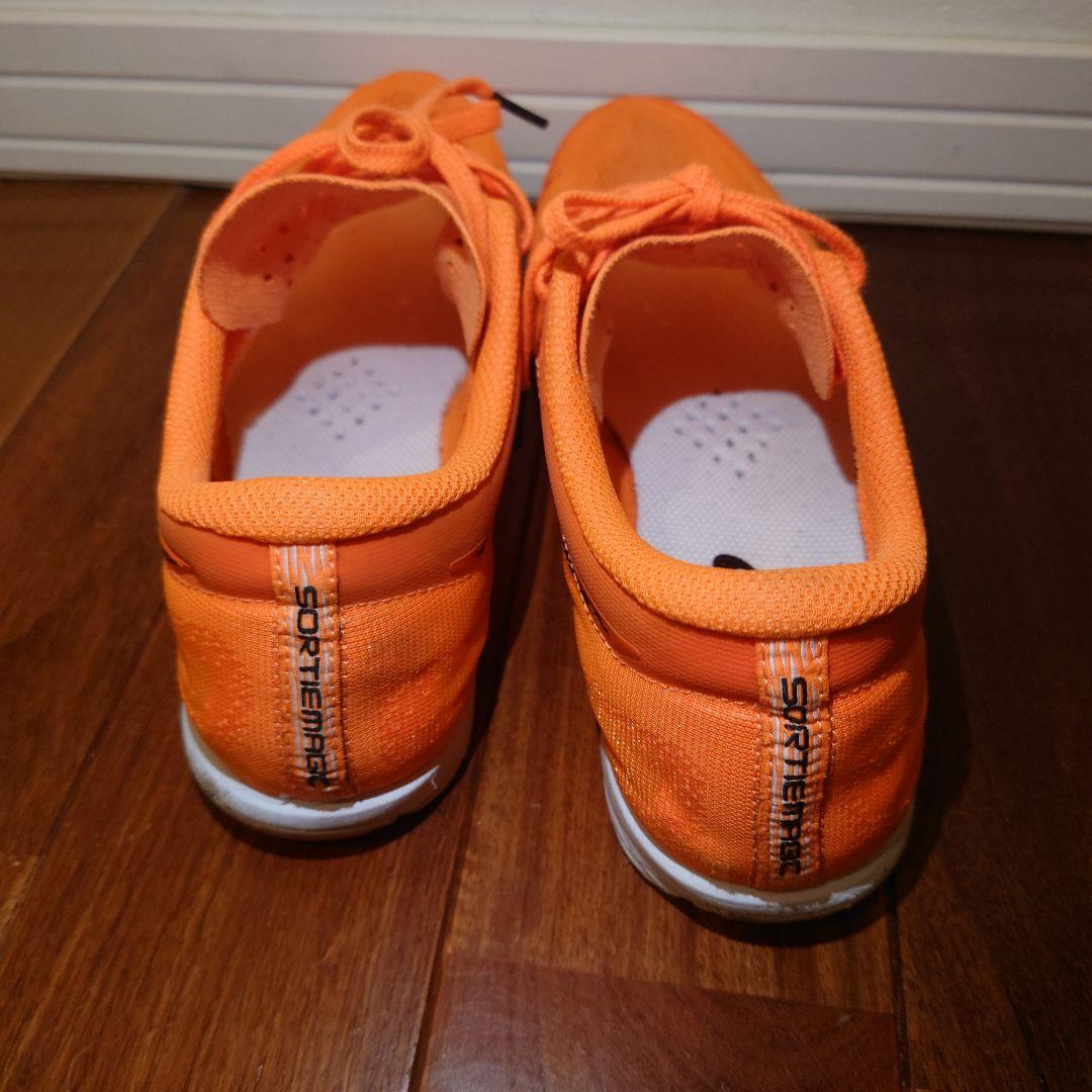 ASICS オレンジ スパイクシューズ 26.0cm