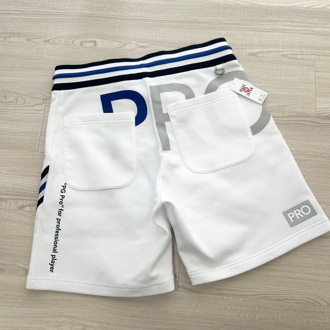 新品　パーリーゲイツ　ショートパンツ　ハーフパンツ　ホワイト　ストレッチ　4