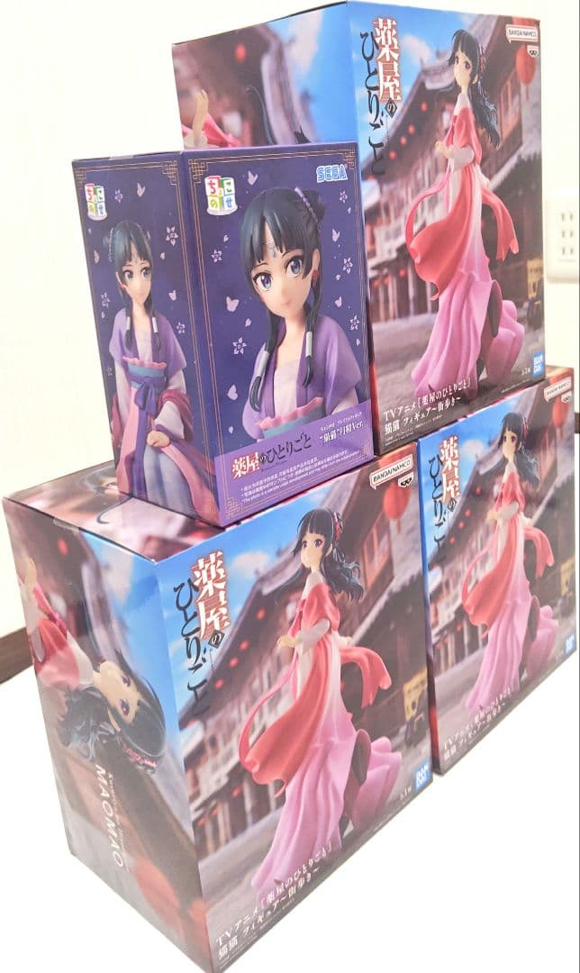 【新品】薬屋のひとりごと 猫猫 フィギュア 4体セット