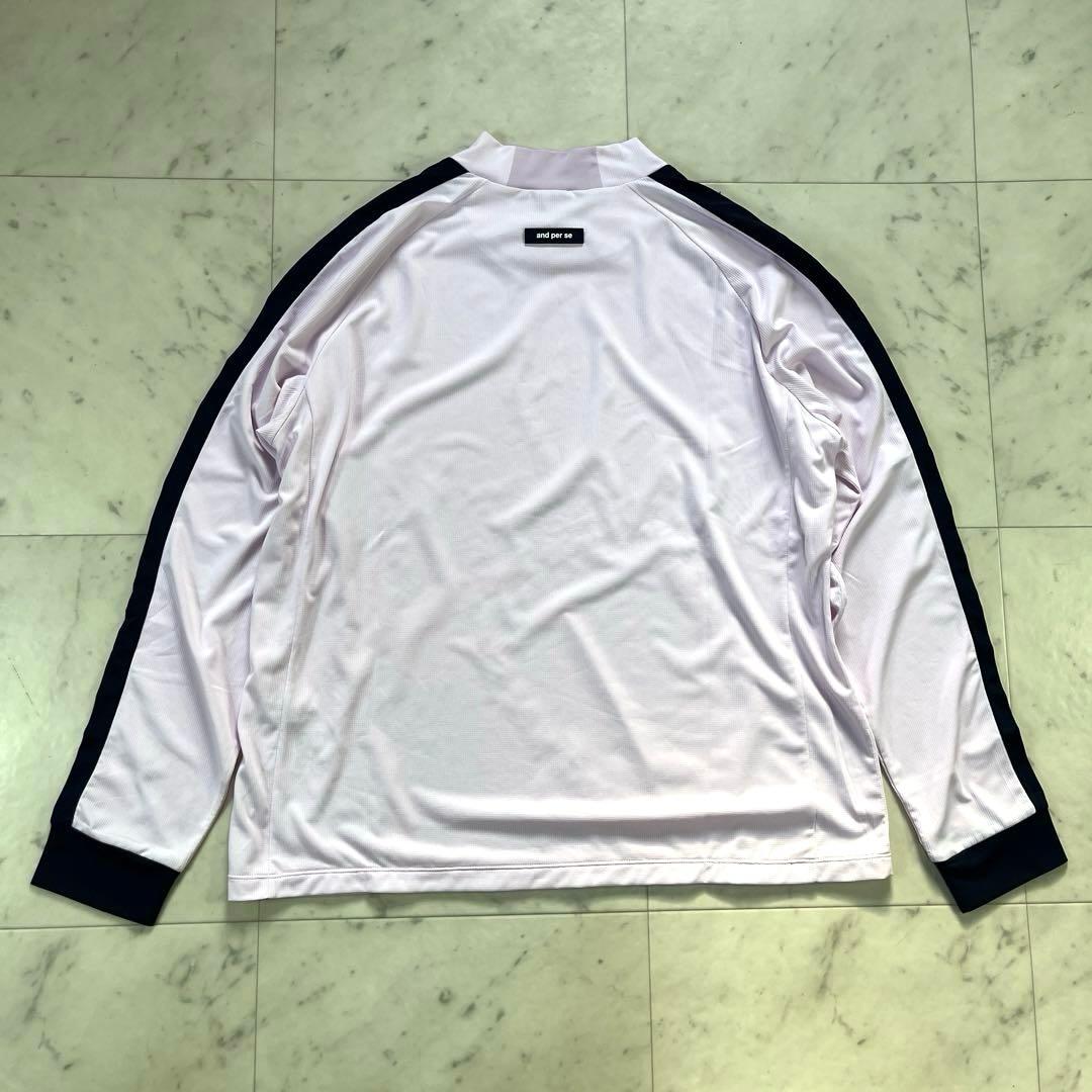AND PER SE アンパスィ 2023年モデル ハイネック 長袖Tシャ ツ