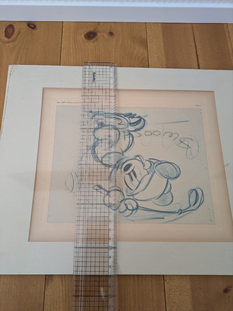 1941年 ミッキーマウス作品ストリートスケッチラフ画　ディズニーリゾート　絵