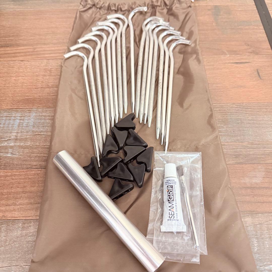 【使用1回・美品】スノーピーク アメニティドームL ★最高級ハンマー等豪華特典付