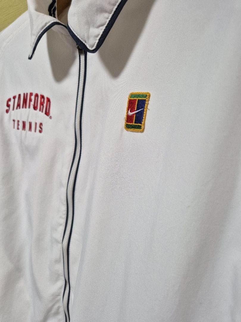 90s NIKE スタンフォード ナイキ テニス トラックジャケット ホワイト