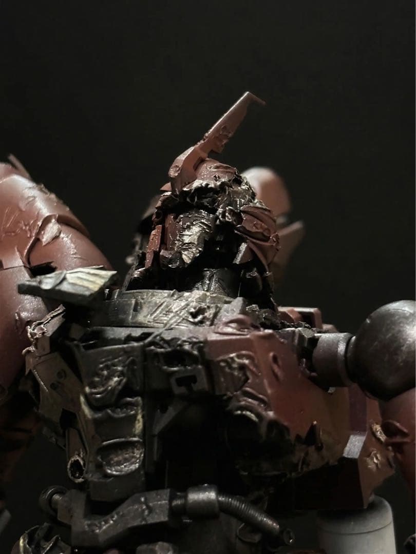 MG シナンジュ 完成品 ダメージ加工 全塗装 戦闘後 ウェザリング