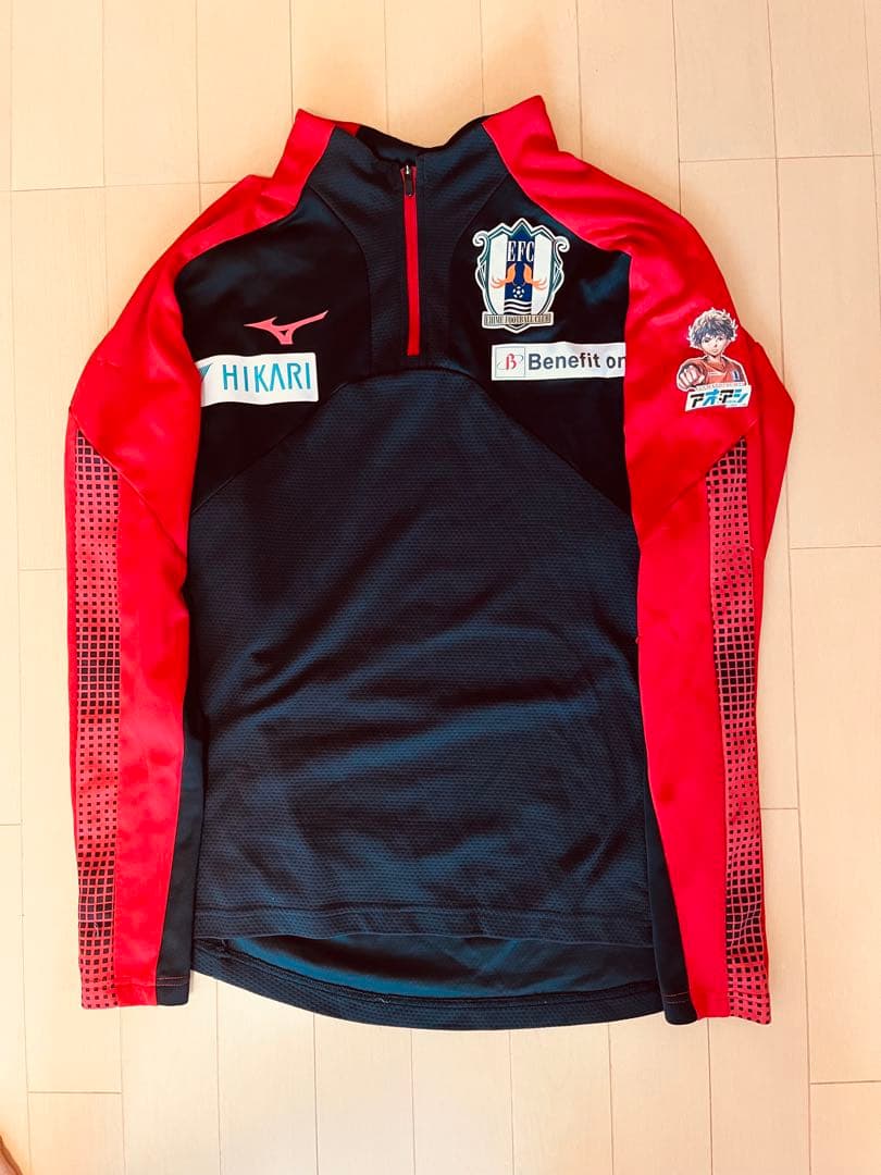 愛媛FC 支給品　Mizuno ハーフジップジャージ