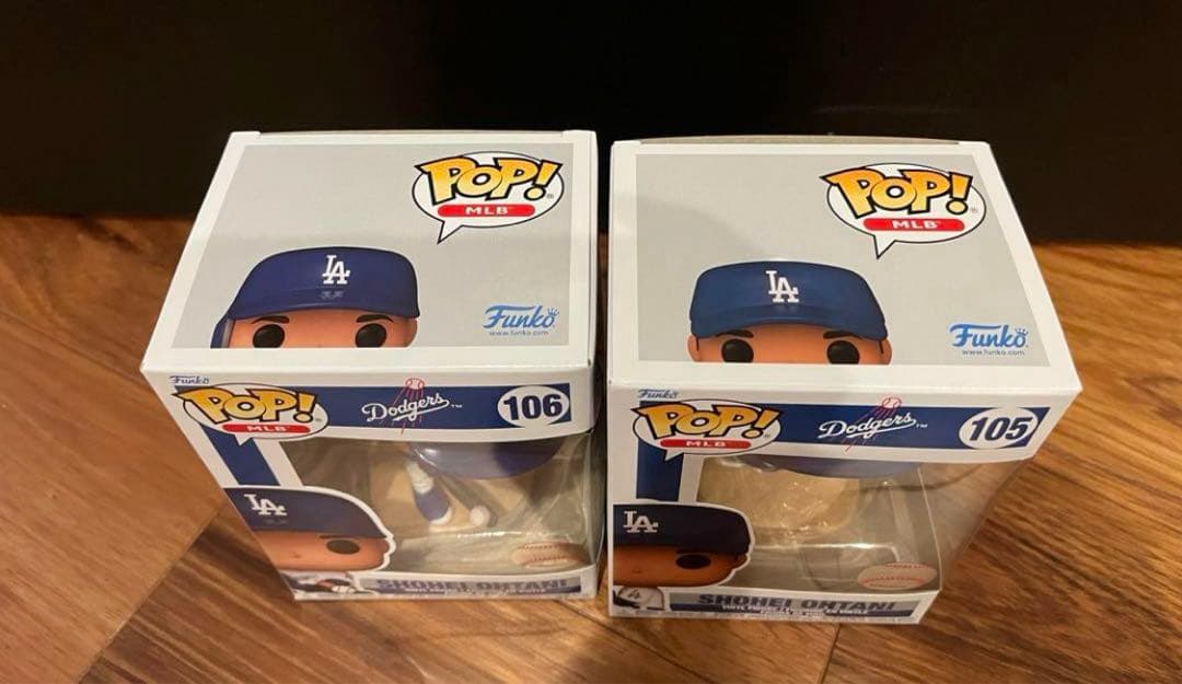 新品未開封 funkopop大谷翔平 MLB ロサンゼルスドジャース 2体セット