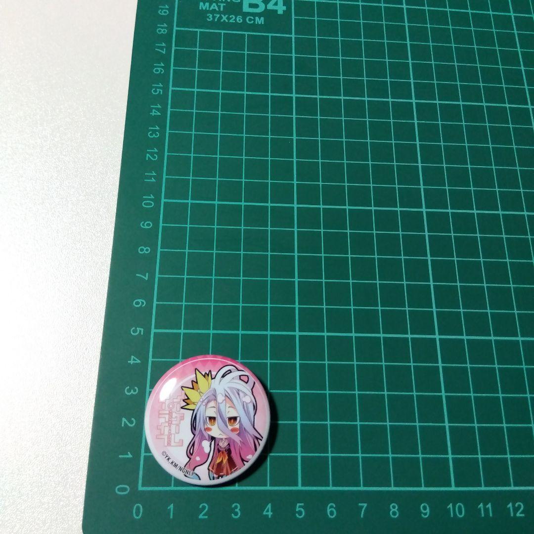 【ノーゲーム・ノーライフ】白 コミケ 85 配布 ミニキャラ 缶バッジ